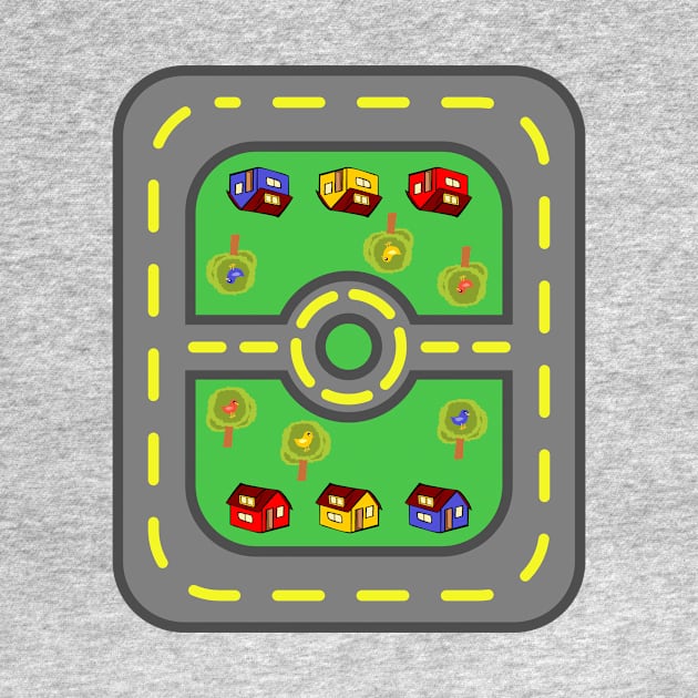 Car Play mat T-Shirt by lcorri